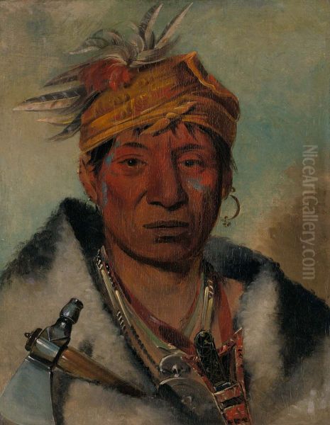 Ah-yaw-ne-tak-oar-ron, a Warrior - view 1