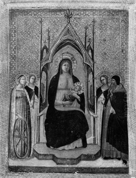 Virgin and Child Enthroned with Four Saints - view 1