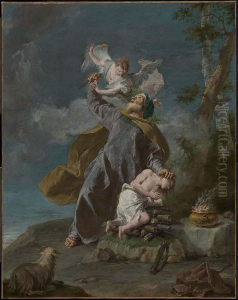 Abraham Sacrificing His Son Isaac - view 1