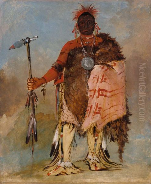 Om-pah-ton-ga, Big Elk, a Famous Warrior - view 1