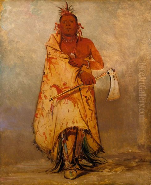 Le-shaw-loo-lah-le-hoo, Big Elk, Chief of the Skidi (Wolf) Pawnee - view 1