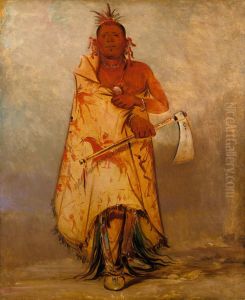 Le-shaw-loo-lah-le-hoo, Big Elk, Chief of the Skidi (Wolf) Pawnee by George Catlin