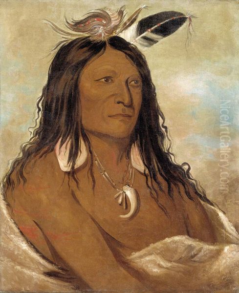 Ee-shah-ko-nee, Bow and Quiver, First Chief of the Tribe - view 1