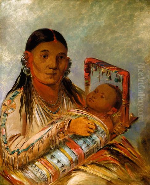 Chee-ah-ka-tchee, Wife of Not-to-way - view 1