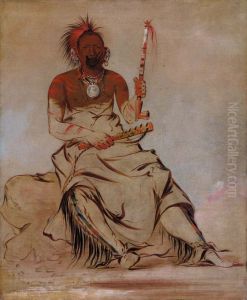 Te-ah'-ke-ra-lee-re-coo, The Cheyenne, a Republican Pawnee by George Catlin