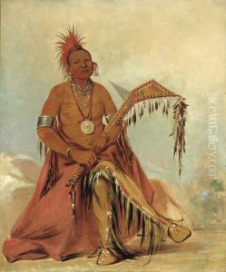 Cler-mont, First Chief of the Tribe by George Catlin
