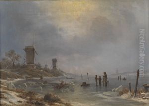 A winter day at the Elbe