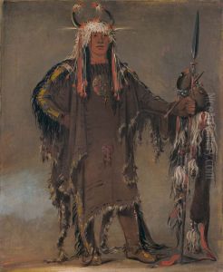 Peh-to-pe-kiss, Eagle's Ribs, a Piegan Chief by George Catlin