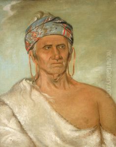 Lay-law-she-kaw, Goes Up the River, an Aged Chief