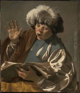 Singing Boy by Hendrick Ter Brugghen