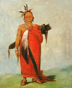 Hongs-kay-dee, Great Chief, Son of The Smoke by George Catlin