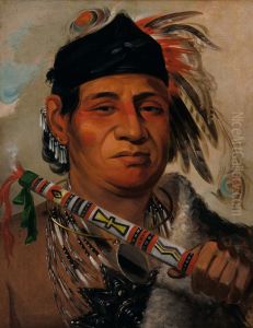 Mah-kee-mee-teuv, Grizzly Bear, Chief of the Tribe