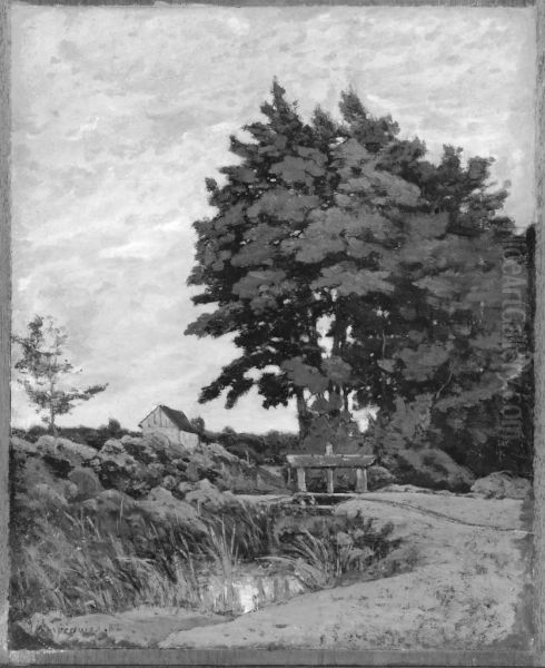 Landscape with an Old Dam - view 1