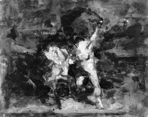 Sketch for Automedon with the Horses of Achilles by Regnault Henri