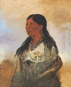 Hon-je-a-put-o, Wife of Bear-catcher by George Catlin