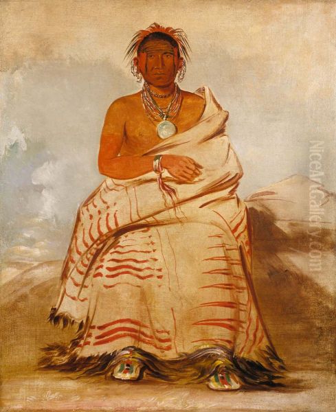 L'har-e-tar-rushe, Ill-natured Man, a Skidi (Wolf) Pawnee - view 1