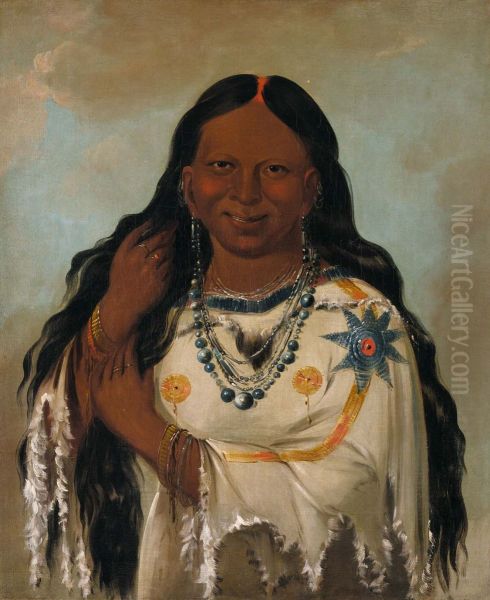 Kay-a-gis-gis, a Young Woman - view 1