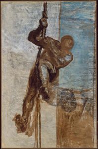 Man on a Rope by Honore Daumier