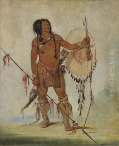 His-oo-san-chees, Little Spaniard, a Warrior by George Catlin