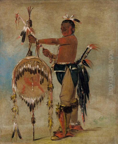 Pash-ee-pa-ho, Little Stabbing Chief, a Venerable Sauk Chief - view 1