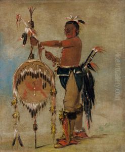 Pash-ee-pa-ho, Little Stabbing Chief, a Venerable Sauk Chief by George Catlin