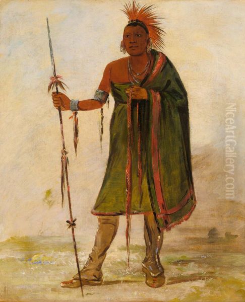 Wash-im-pe-shee, Madman, a Distinguished Warrior - view 1