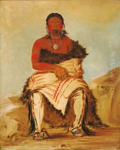 La-shah-le-staw-hix, Man Chief, a Republican Pawnee by George Catlin