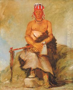 A'h-sha-la-coots-ah, Mole in the Forehead, Chief of the Republican Pawnee