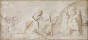 Thetis Immersing her Infant Son Achilles in the River Styx to Make him Invulnerable