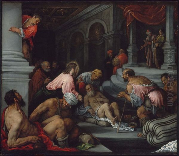 Christ Healing the Lame Man - view 1