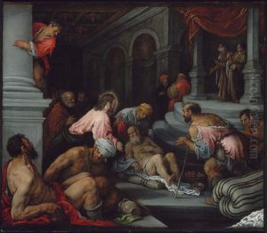 Christ Healing the Lame Man by Jacopo Bassano