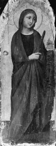 Saint Lucy by Jacopo Del Casentino
