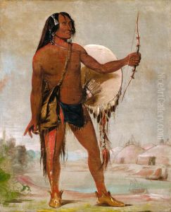 E'e-a-chin-che-a, Red Thunder, Son of Black Moccasin by George Catlin