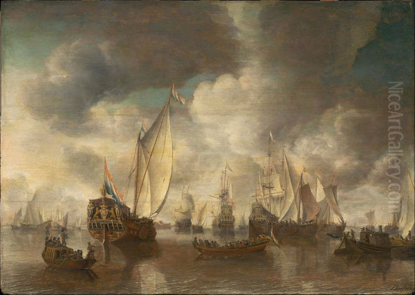 Yacht of the Princes of Orange and Other Ships - view 1
