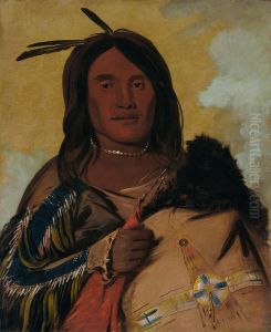 Ka-pes-ka-da, Shell Man, an Oglala Brave