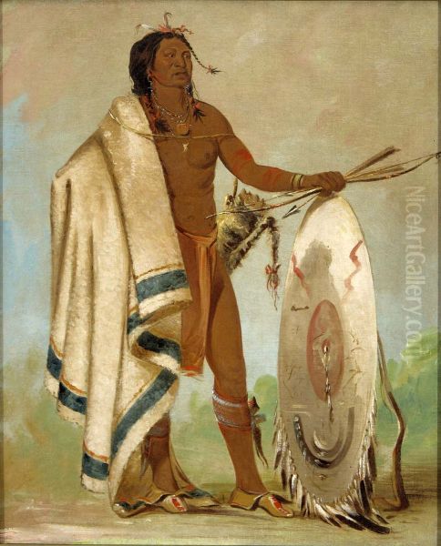 Kotz-a-to-ah, Smoked Shield, a Distinguished Warrior - view 1