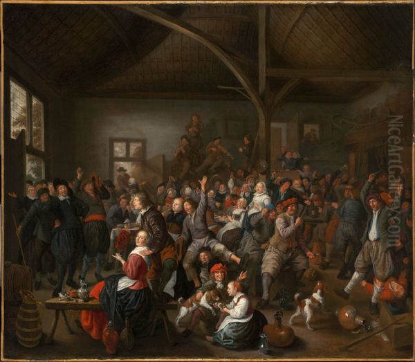 Peasants Carousing - view 1