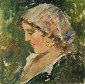 Ritratto Di Giovane Contadina Abruzzese