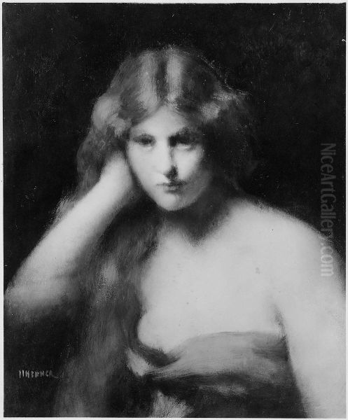 Young Woman with Brown Hair - view 1