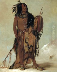 WI 1/4n-nes-tou, White Buffalo, an Aged Medicine Man by George Catlin