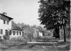 An Avenue. Frederiksvaerk An Avenue. Frederiksvaerk