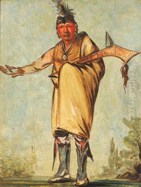 Naw-kaw, Wood, Former Chief of the Tribe - view 1