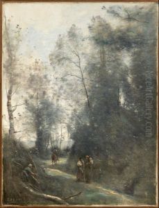 Turn in the Road by Jean-Baptiste Camille Corot