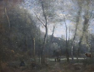 Souvenir of a Meadow at Brunoy by Jean-Baptiste Camille Corot