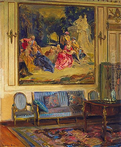 Boudoir, Chateau de Chaalis - view 1