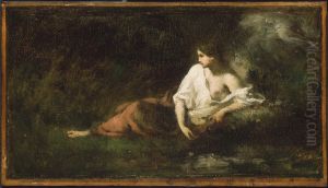 Woman Reclining in a Landscape Woman Reclining in a Landscape