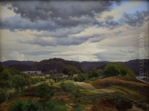Jysk skovegn by Vilhelm Kyhn