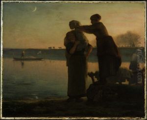 Washerwomen by Jean-Francois Millet