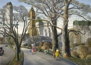 Central Park by Carl Gustaf Nelson