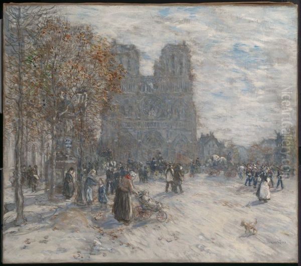 Place du Parvis, Notre Dame, Paris - view 1